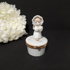 Precious Moments Trinket Box Vintage Lidded
